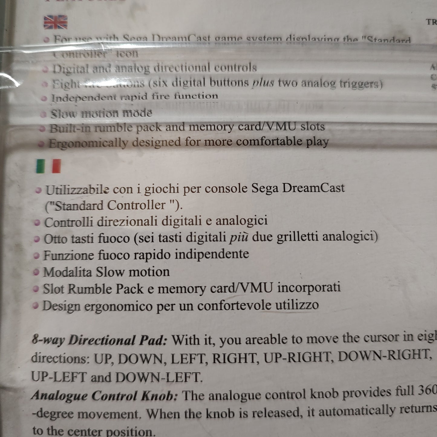 Controller Dreamcast Compatibile Nuovo