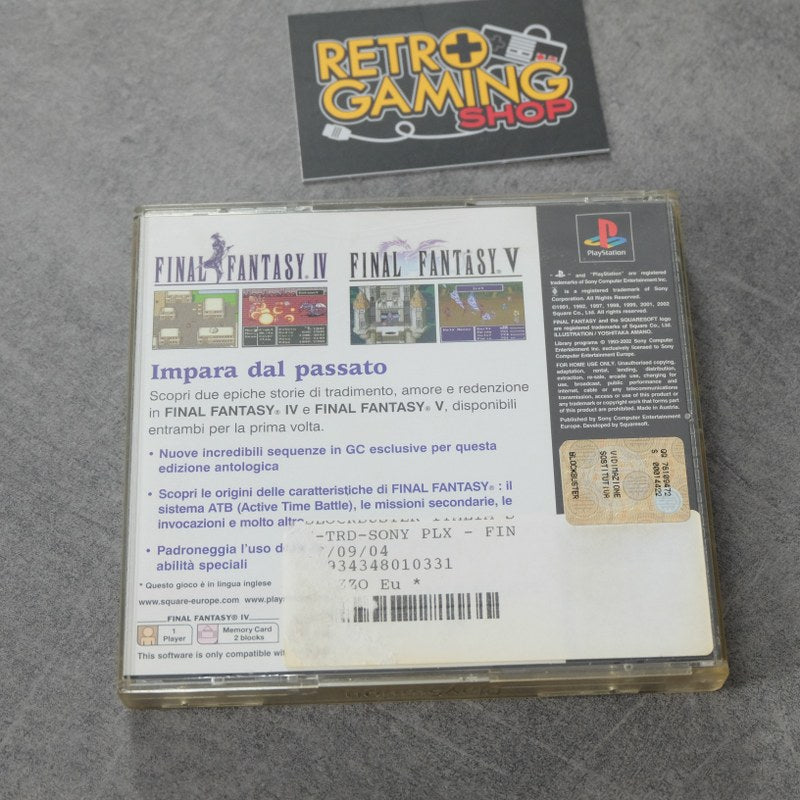 Final Fantasy Anthology Sony