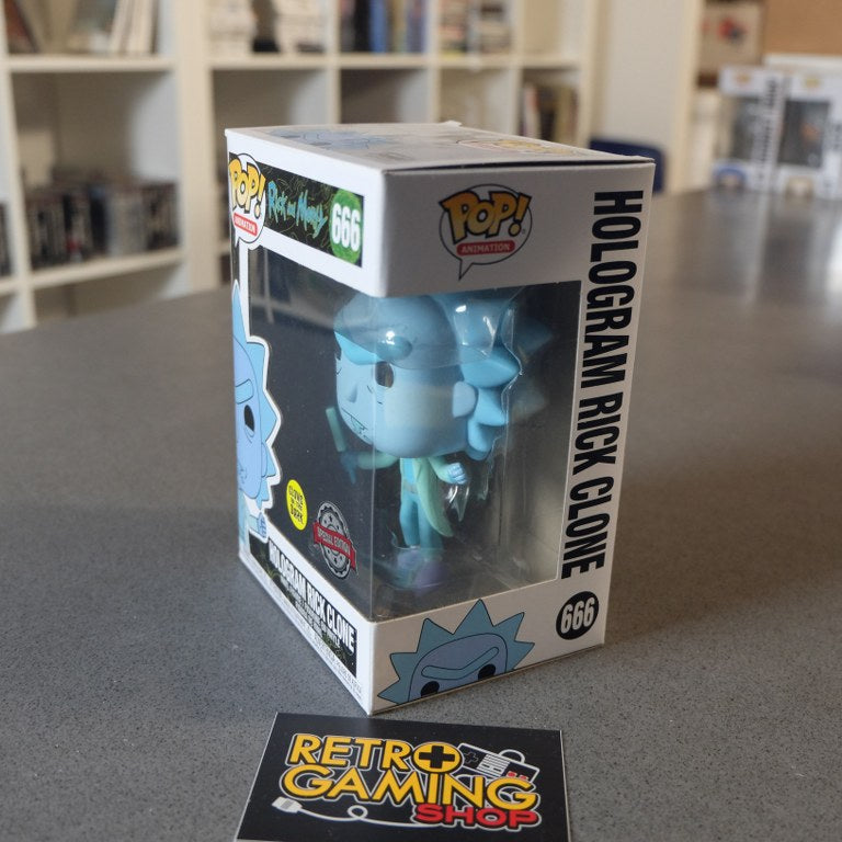 Rick & Morty Hologram Rick Clone 666 Funko