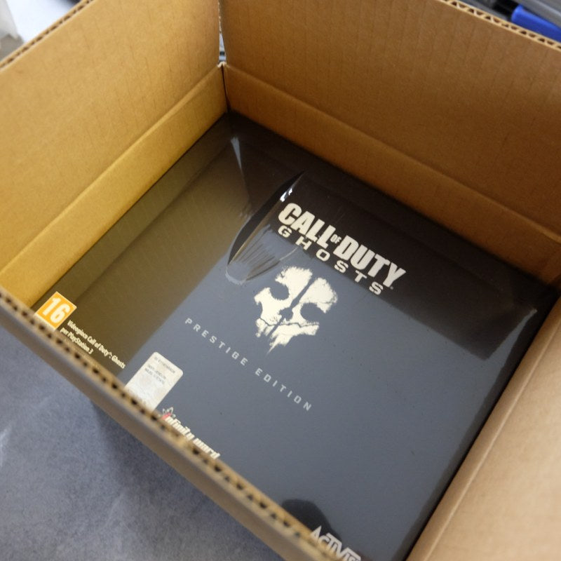 Call of Duty Ghosts Prestige Edition Nuovo + Shipping Box Sony