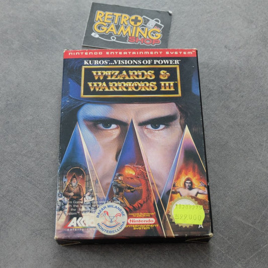 Kuros...Visions of Power Wizard & Warriors 3 Nintendo