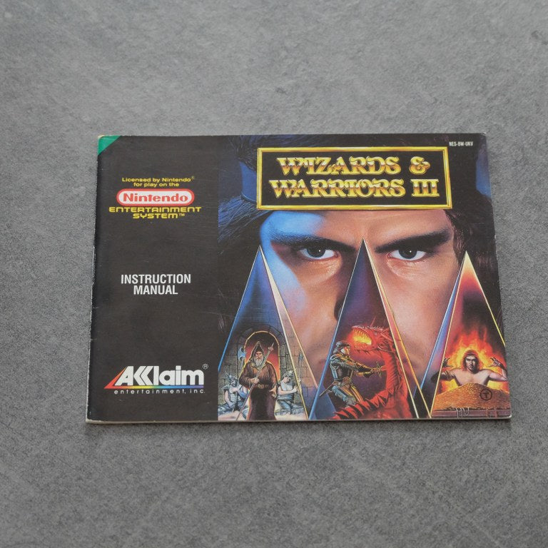 Kuros...Visions of Power Wizard & Warriors 3 Nintendo