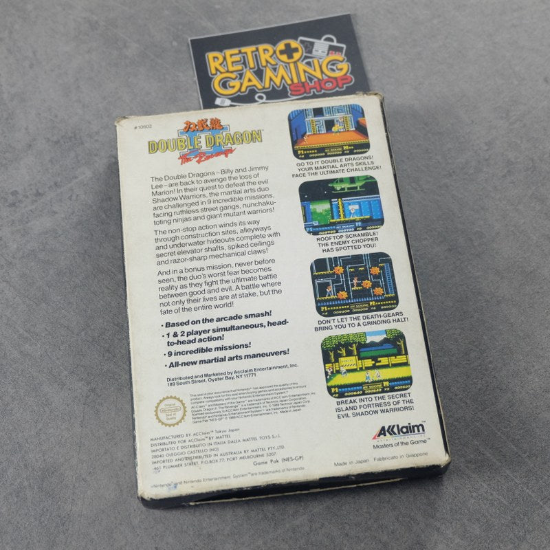 Double Dragon 2 The Revenge Nintendo