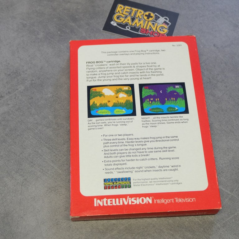 Frog Bog Intellivision Mattel