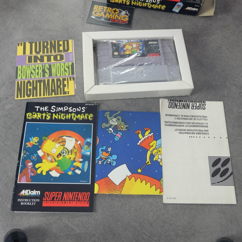 The Simpson's Bart's Nightmare Nintendo