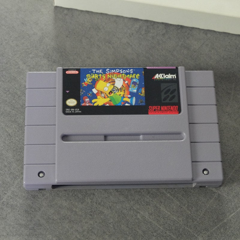 The Simpson's Bart's Nightmare Nintendo
