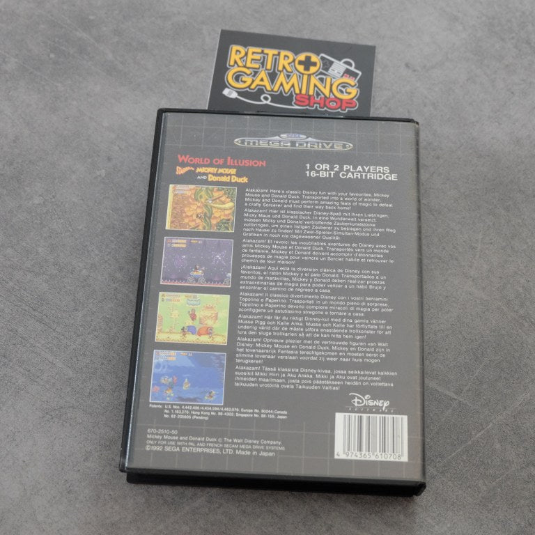 World Of Illusion Starring Mickey Mouse and Donald Duck SEGA