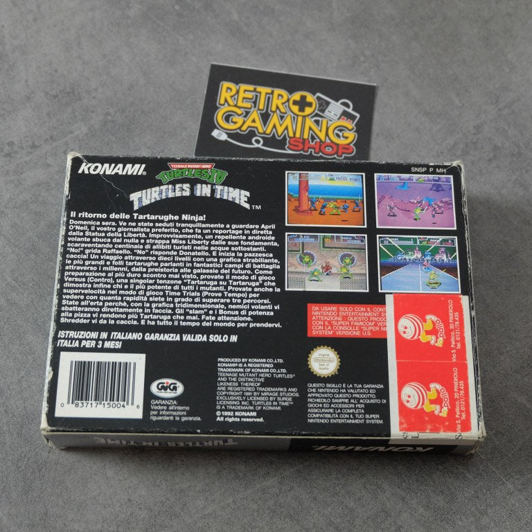 Teenage Mutant Hero Turtles Iv: Turtles in Time Nintendo