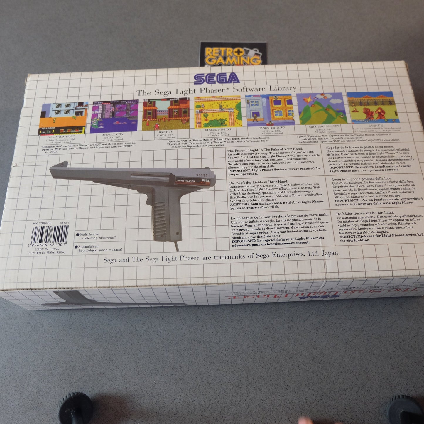 The Sega Light Phaser Nuova SEGA