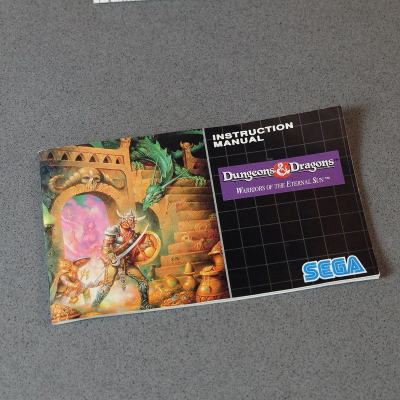Dungeons & Dragons: Warriors Of the Eternal Sun SEGA
