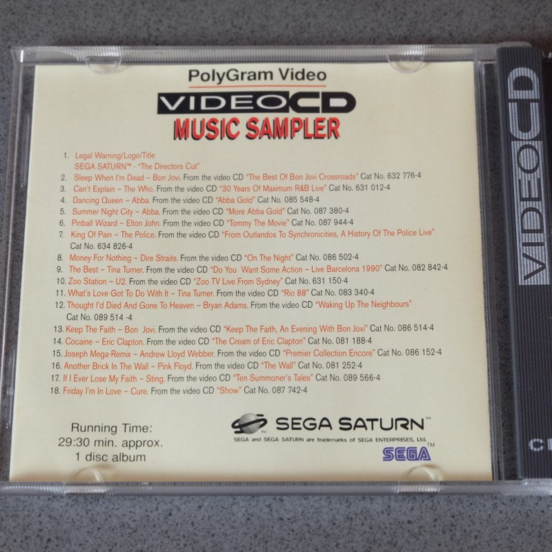 Video CD Music Sampler Polygram Video