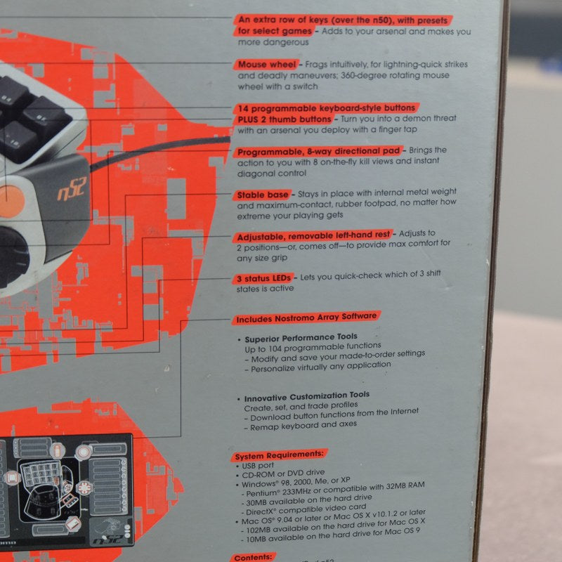 Nostromo Speedpad N52  Nuovo Microsoft