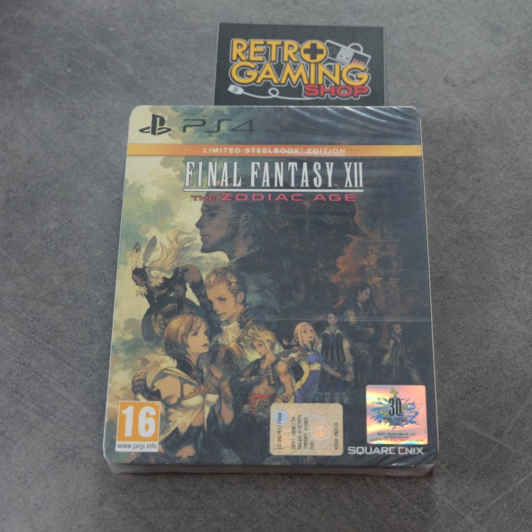 Final Fantasy XII The Zodiac Age Limited Steelbook's Edition Nuovo