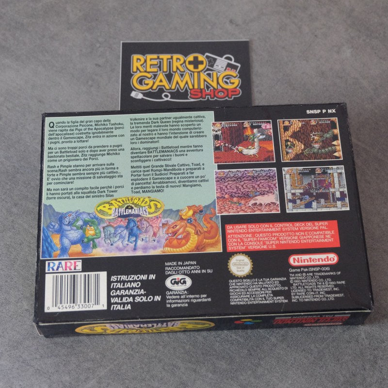 Battletoads in Battlemaniacs Nintendo