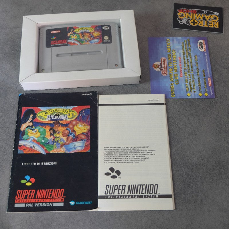 Battletoads in Battlemaniacs Nintendo