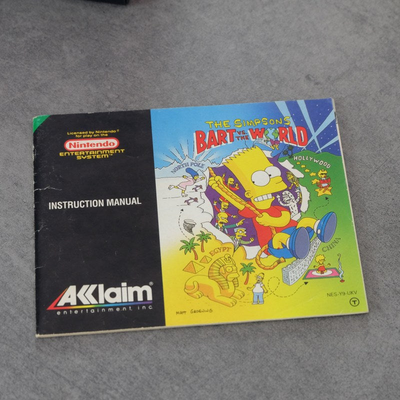 The Simpsons Bart Vs the World Nintendo