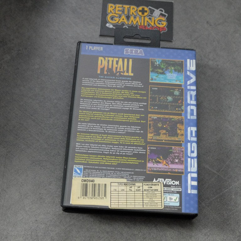 Pitfall the Mayan Adventure SEGA