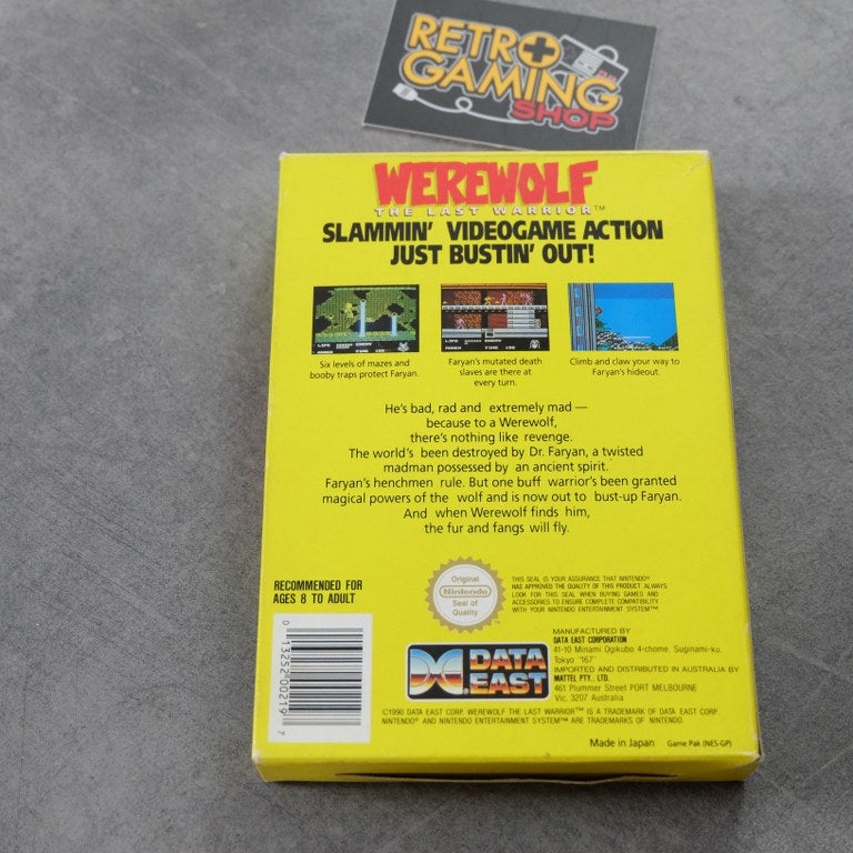 Werewolf The Last Warrior Nintendo