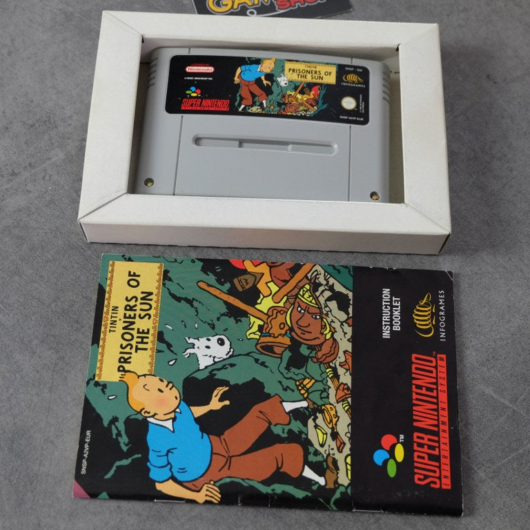 Tintin Prisoners Of the Sun Nintendo