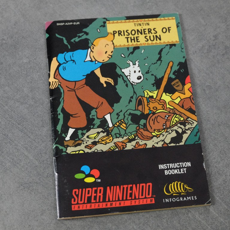 Tintin Prisoners Of the Sun Nintendo