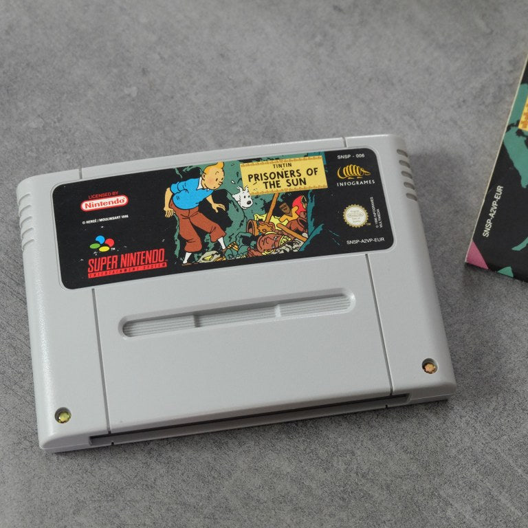 Tintin Prisoners Of the Sun Nintendo