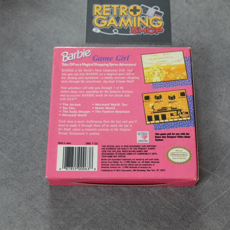 Barbie Game Girl Nintendo