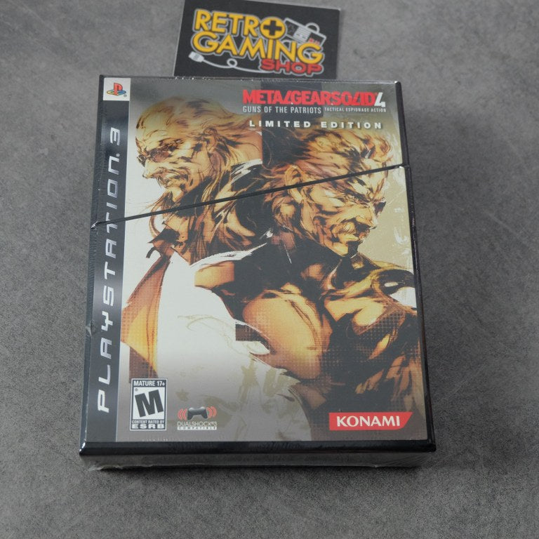 Metal Gear Solid 4: Guns Of the Patriots Limited Edition USA Nuovo