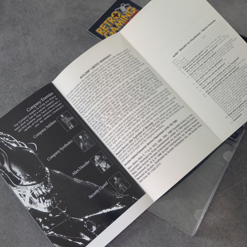 Alien Trilogy Long Box Sony