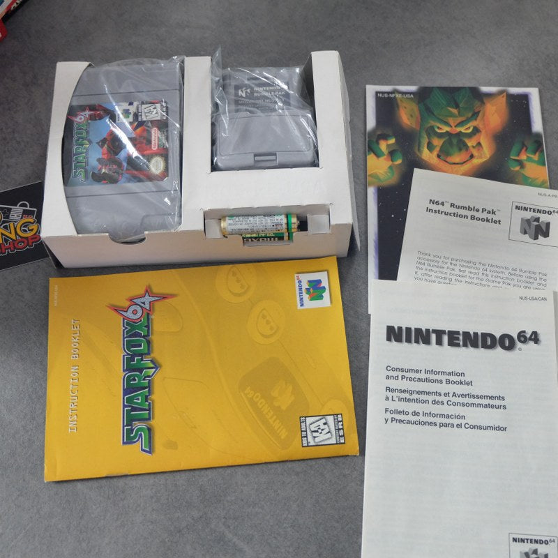 Starfox 64 + Rumble Pack Nintendo