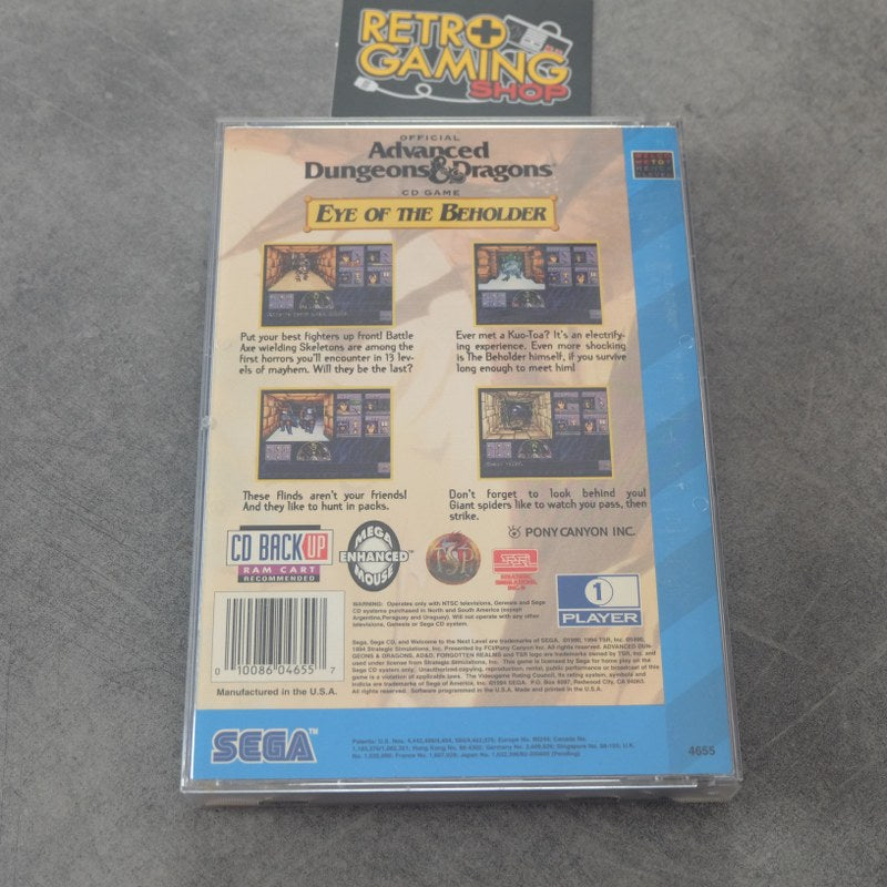 Ad & D Eye of The Beholder SEGA