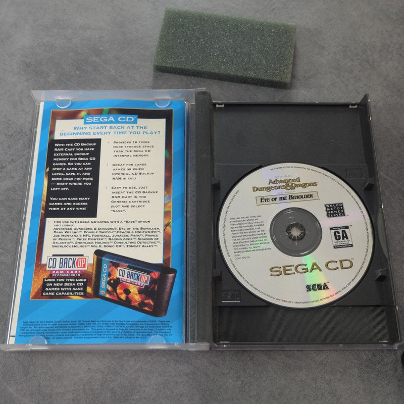 Ad & D Eye of The Beholder SEGA