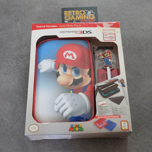 Game Traveler Essentials Pack Custodia Nintendo 2ds / 3ds Nuovo Nintendo