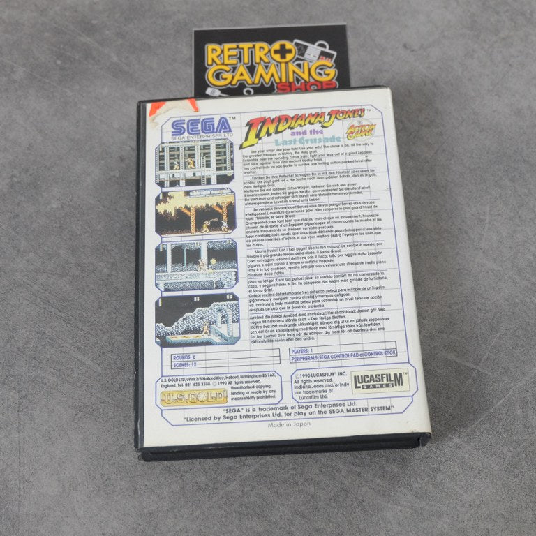 Indiana Jones and the Last Crusade SEGA