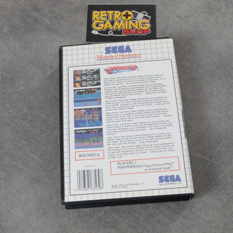 Streets Of Rage SEGA