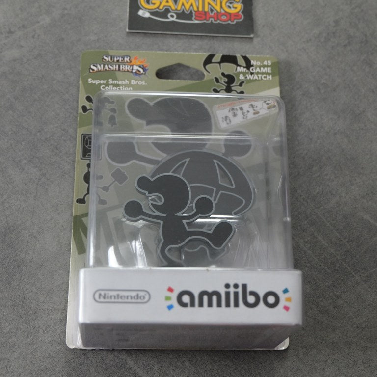 Mr Game & Watch N. 45 Amiibo Nintendo