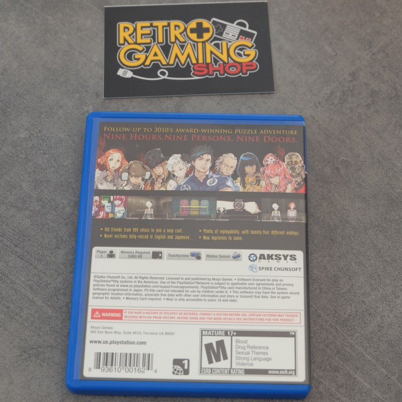 Virtue's Last Reward Sony