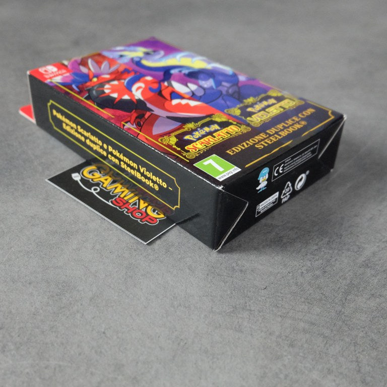 Pokemon Scarlatto/Violetto Edizione duplice Con Steelbook Nuovo