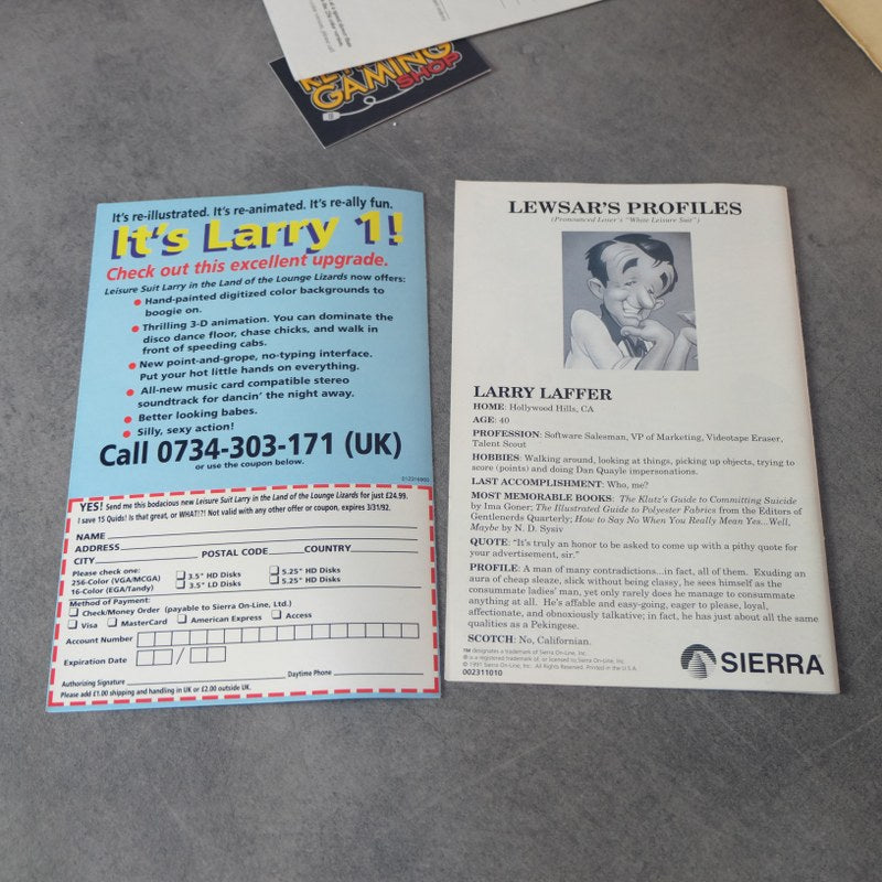 Leisure Suit Larry 5 Microsoft