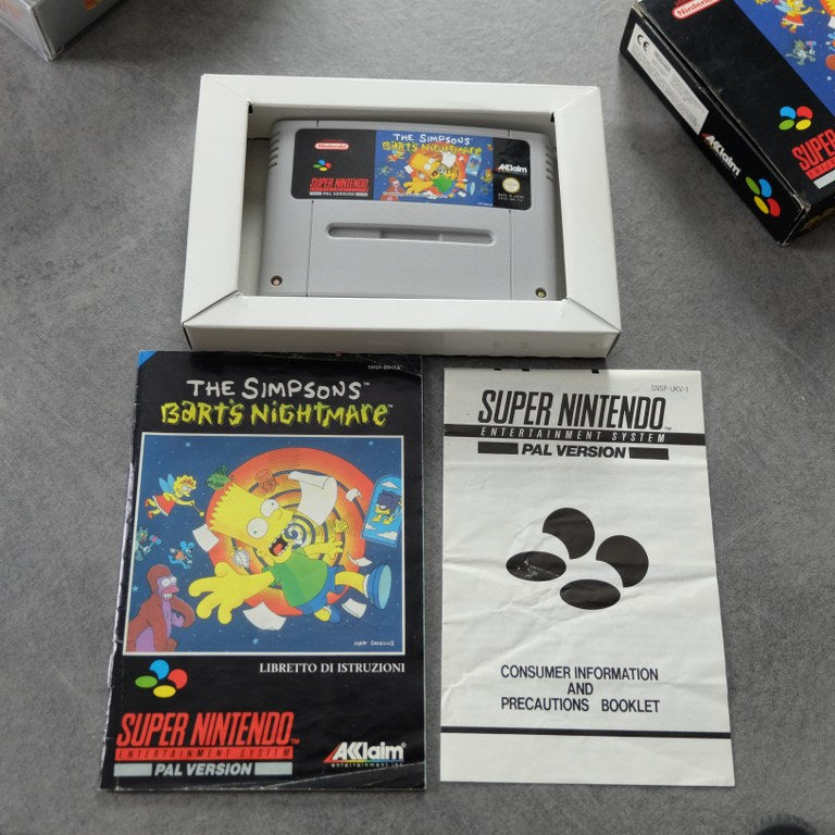 The Simpson's Bart's Nightmare Nintendo
