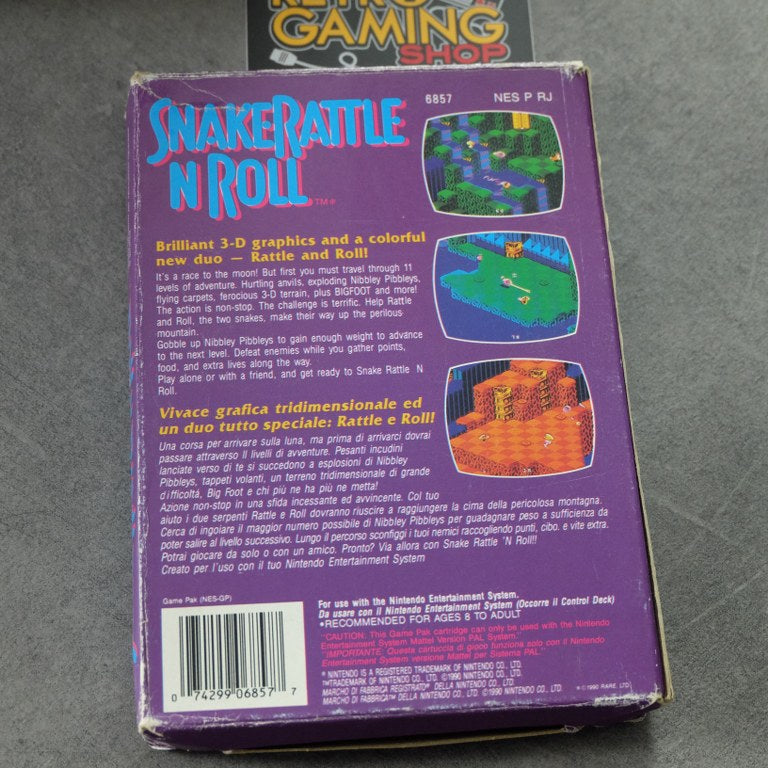 Snake Rattle and Roll Nintendo