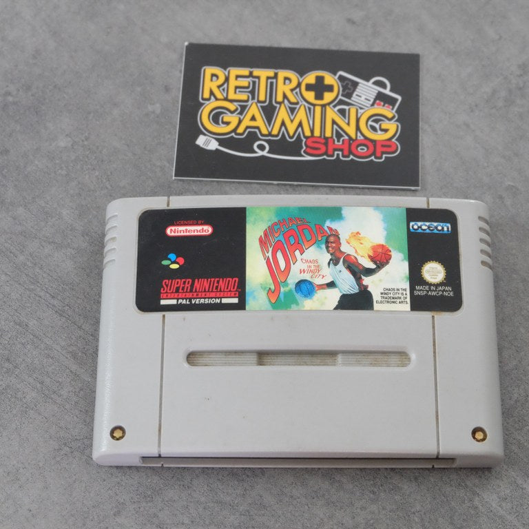 Michael Jordan Chaos in The Wind City Nintendo