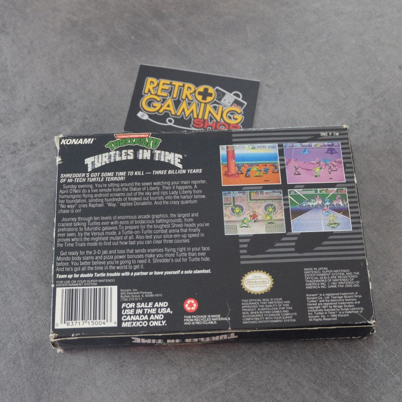 Teenage Mutant Ninja Turtles Turtles in Time Nintendo