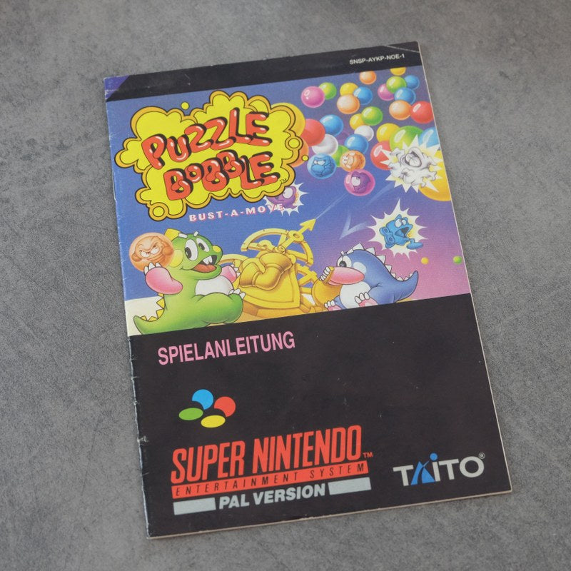 Puzzle Bubble Bust a Move Nintendo