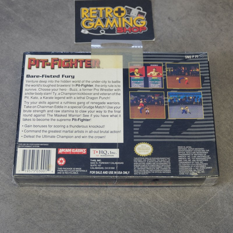 Pit Fighter Nuovo Nintendo