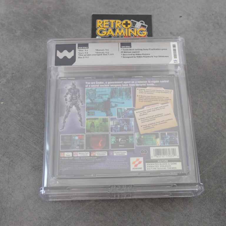 Metal Gear Solid USA WATA 9.2 Sony