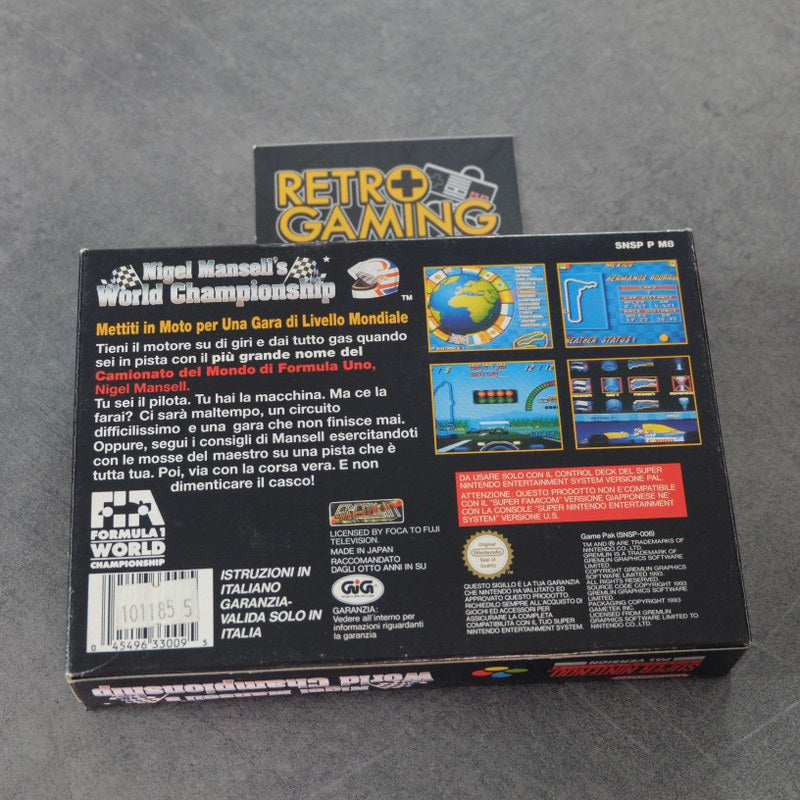 NIgel Mansell's World Championship Nintendo