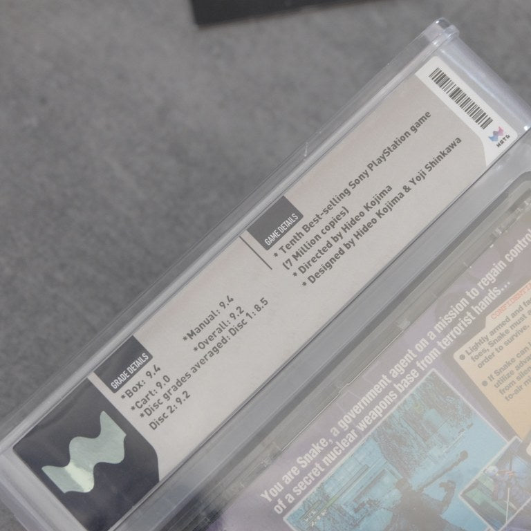 Metal Gear Solid USA WATA 9.2 Sony