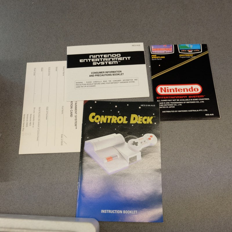 Nes Control Deck Top Loader AUS Version Nintendo