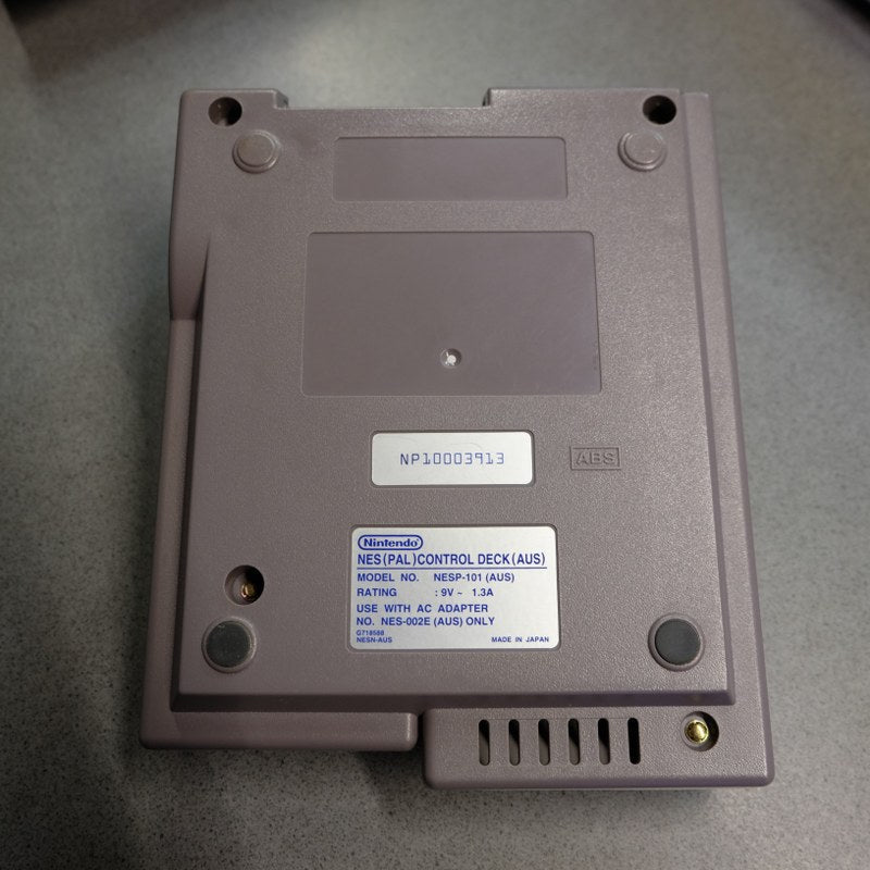 Nes Control Deck Top Loader AUS Version Nintendo