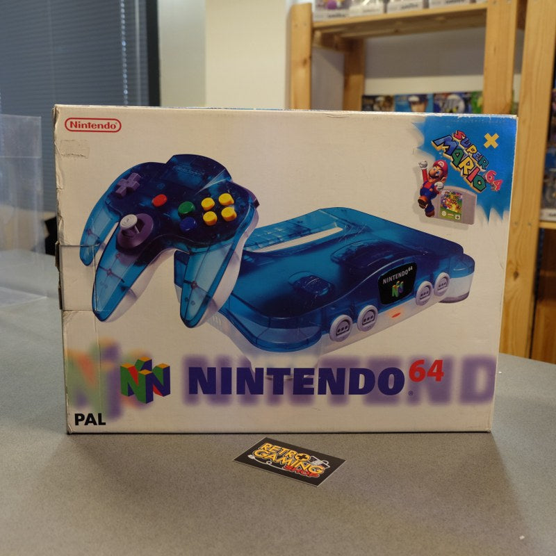 Nintendo 64 Clear Clear Blue Nintendo